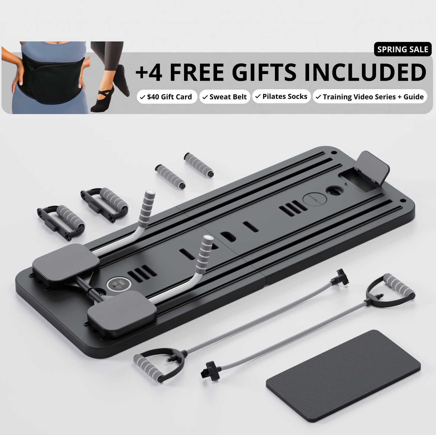 Aevura Studio™ Portable Pilates Bar Kit – Full-Body Home Workout Made Easy
